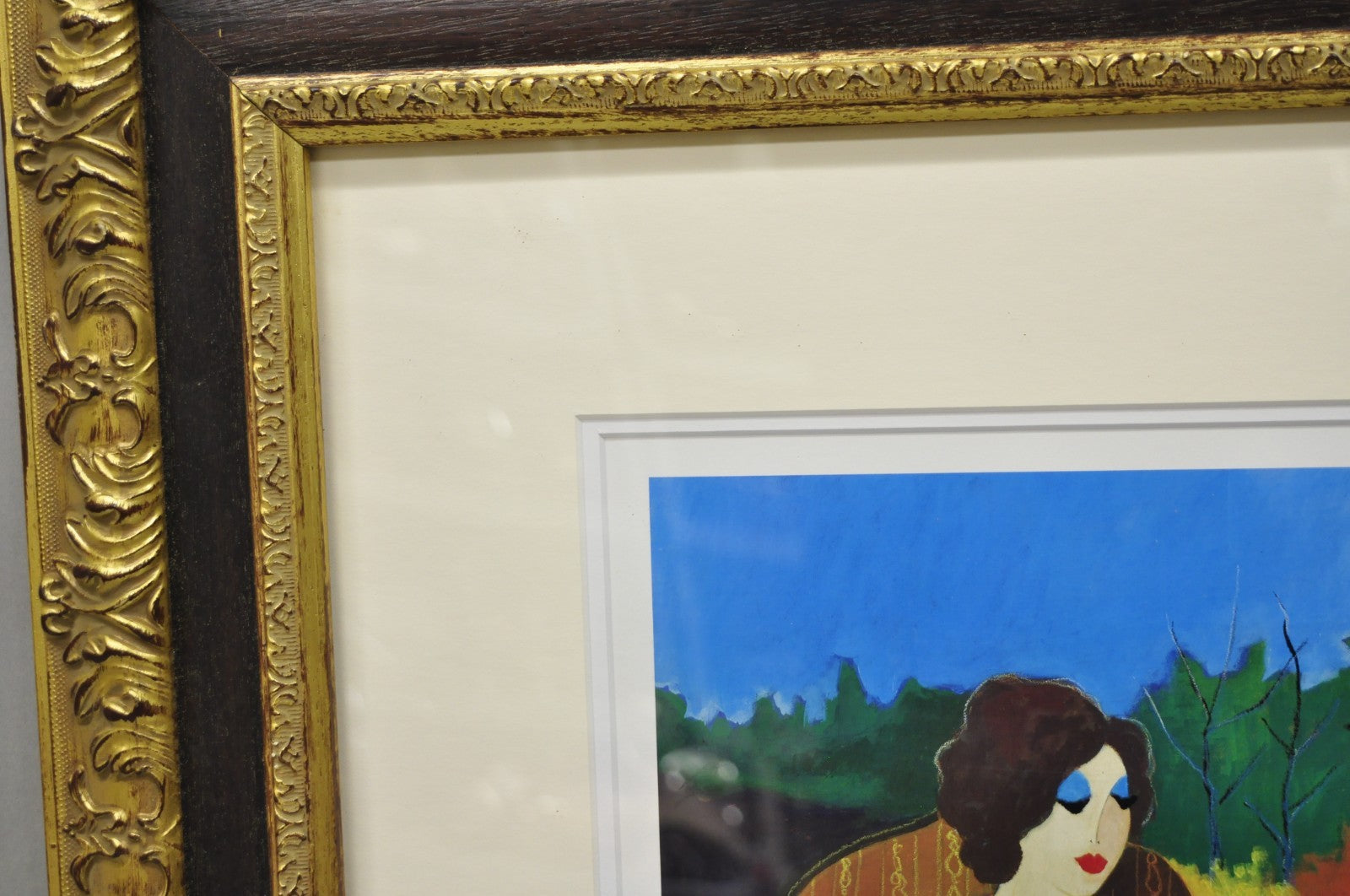 Itzchak Tarkay 2005 "Morning Social" Seriolithograph Signed and Framed w/ COA