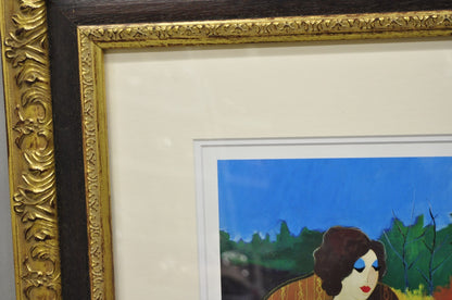 Itzchak Tarkay 2005 "Morning Social" Seriolithograph Signed and Framed w/ COA