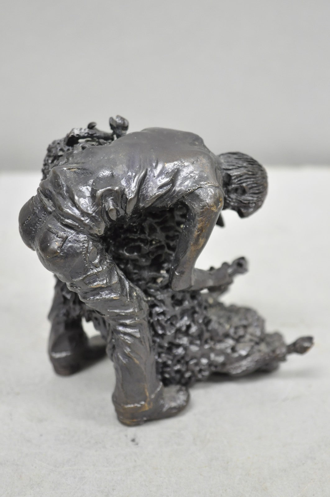 Eddie Hackman The Shearer Bronze Figure Limited Edition 1986 Australian Outback