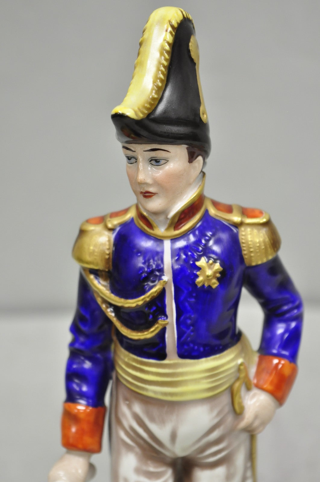 Vintage Capodimonte Italian Porcelain Napoleonic General Figurine Statue 7282- B