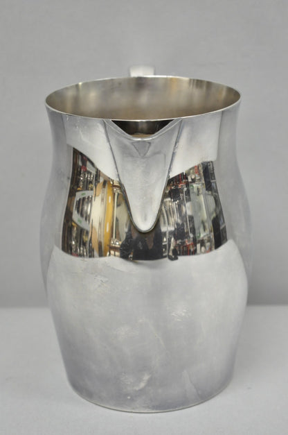 Vintage Bristol Silverplate by Poole B54 Silver Plated Bulbous Water Pitcher