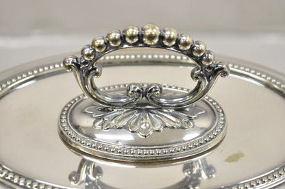 Mappin & Webb's Prince's Plate English Sheffield Silver Plated Covered Dish