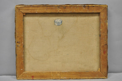 Vintage 1960s Samuel Heller "Mountain Landscape" Oil on Canvas Painting, Signed