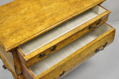 Vintage Minton Spidell French Country Provincial 2 Drawer Bombe Commode Chest