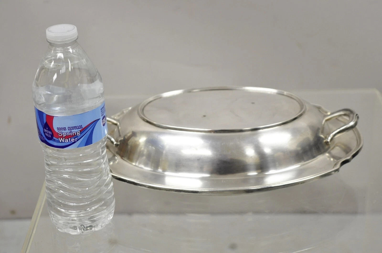 WM Rogers 2272 Washington Silver Plated Victorian Lidded Vegetable Serving Dish