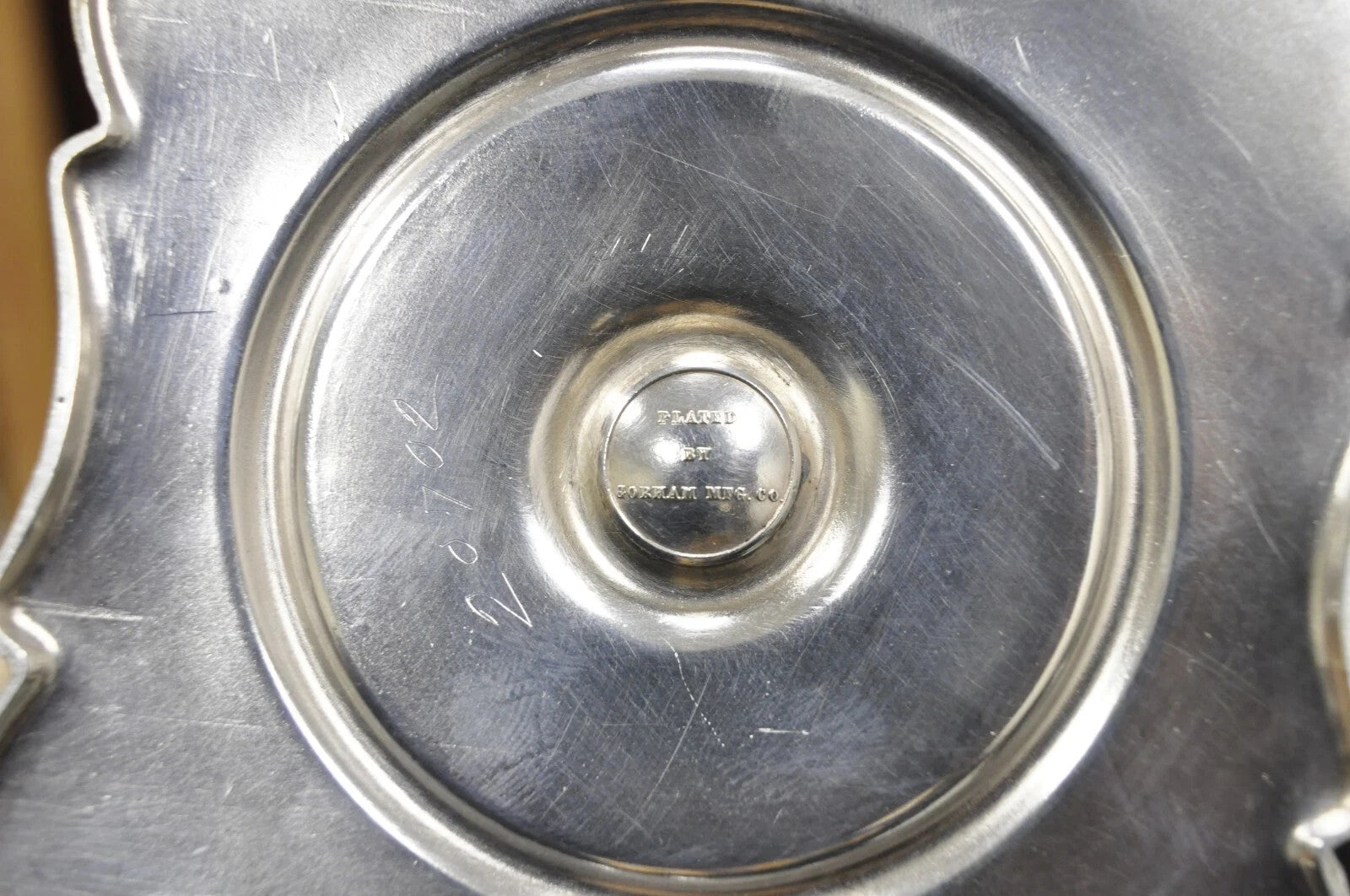 Antique Gorham Floral Repousse Twin Arm Silver Plated Candlestick Candelabra