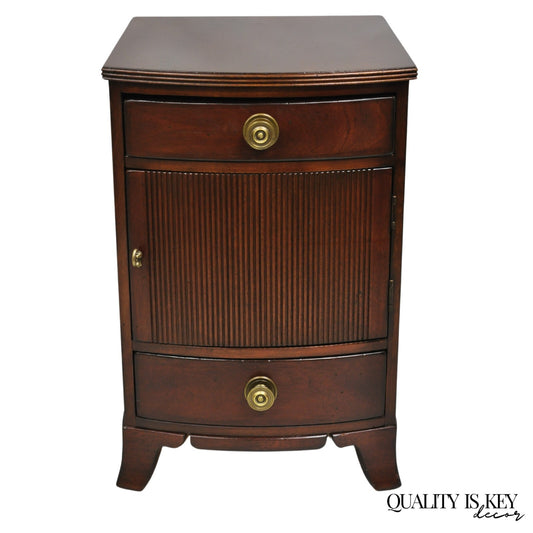 Palmer Home Collection Lexington Furniture Mahogany Bowfront Commode Nightstand