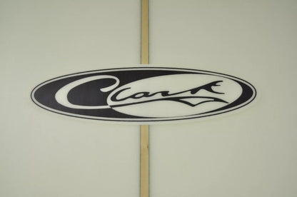 Jeff Clark Signed Global Glassing Green Marble Mavericks Big Wave Guns Surfboard
