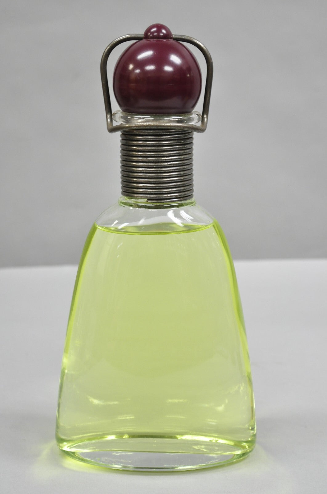 Vintage Large 14" Glass Dummy Bottle Romeo Gigli Cologne Perfume Store Display