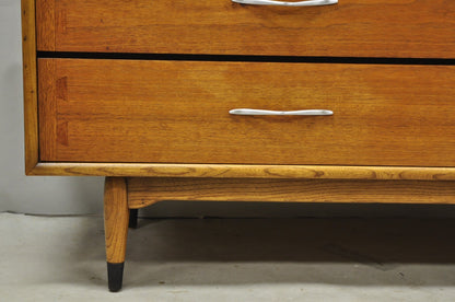 Vintage Lane Acclaim Mid Century Modern Walnut Dovetail Buffet Credenza Cabinet