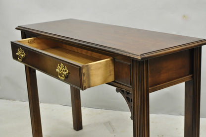 Vintage Lane Altavista Georgian Chippendale Cherry Wood Small Console Table