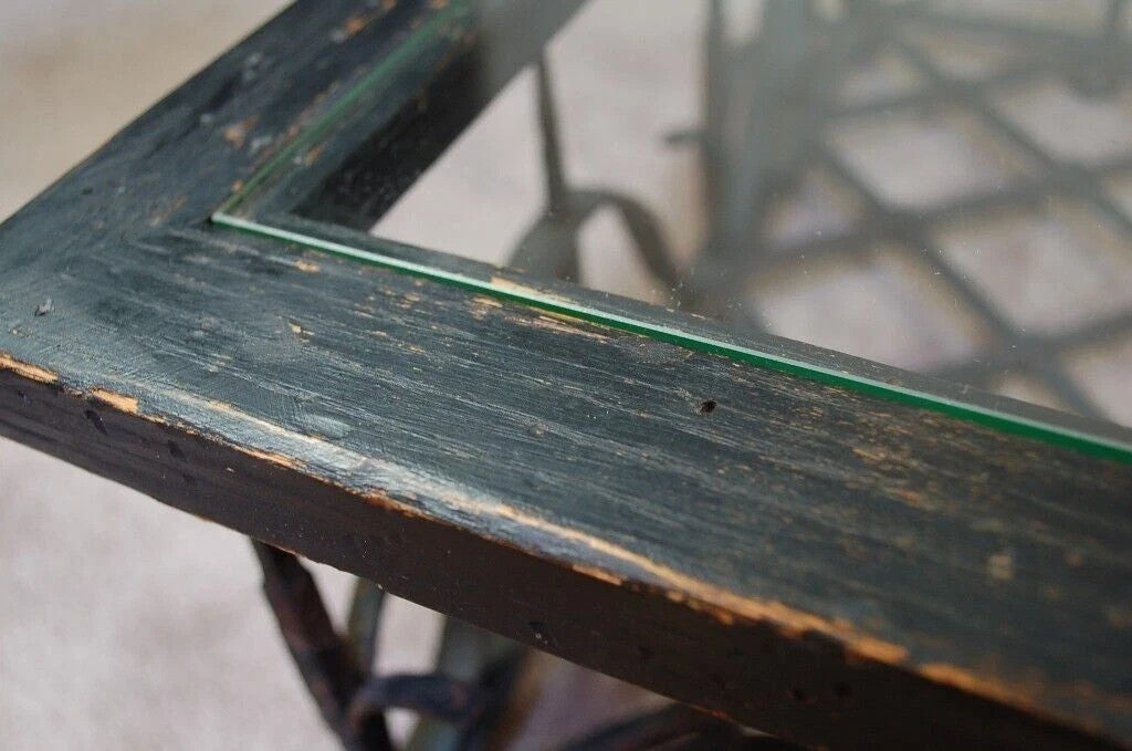 Antique Mission Arts & Crafts Samuel Yellin Style Wrought Iron Coffee Table