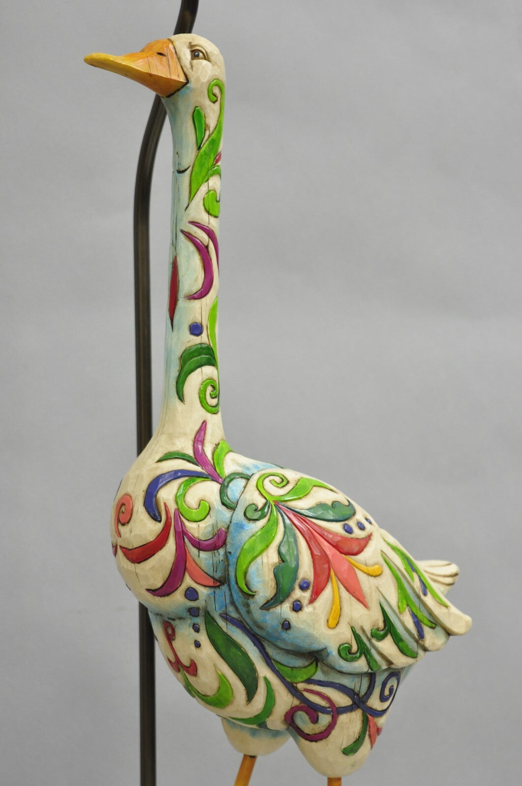 Jim Shore Heartwood Creek 2003 "Lady of the Lake" Southwestern Goose Table Lamp
