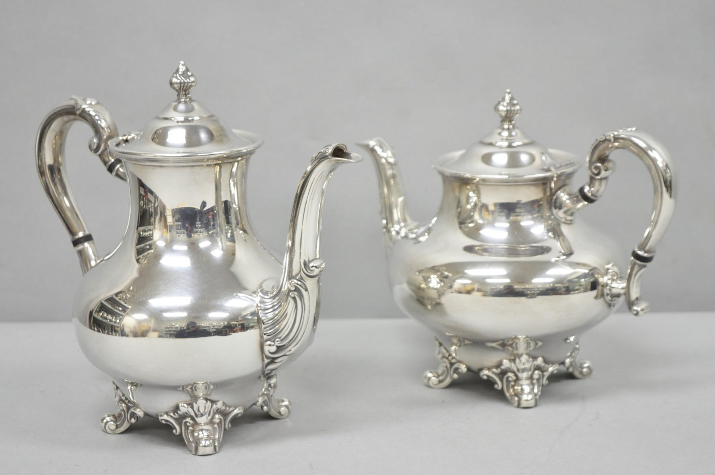 Vintage Reed & Barton Regent 5600 Silver Plated Tea Coffee Service - 4 Pc Set