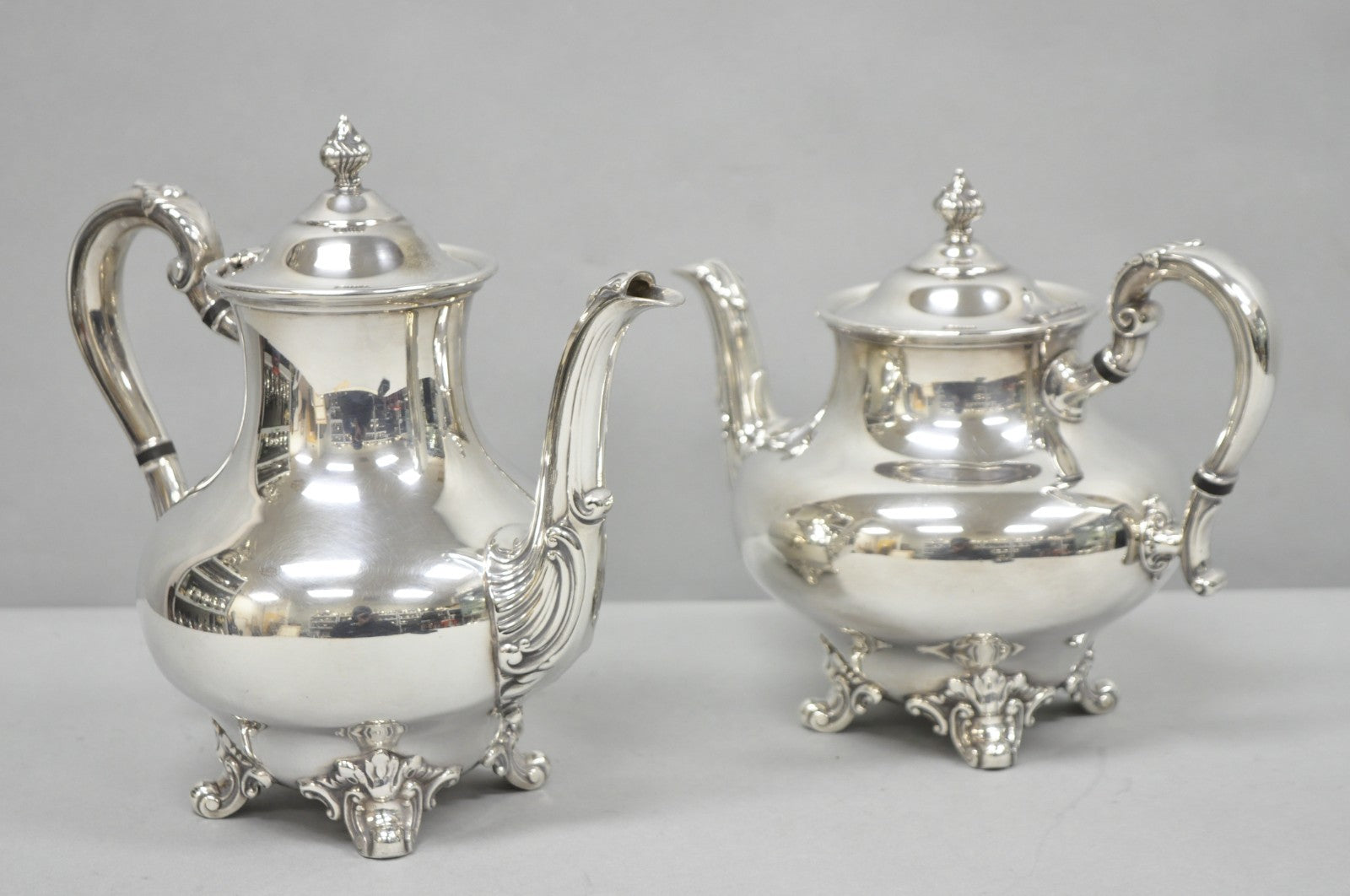 Vintage Reed & Barton Regent 5600 Silver Plated Tea Coffee Service - 4 Pc Set