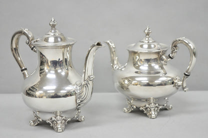 Vintage Reed & Barton Regent 5600 Silver Plated Tea Coffee Service - 4 Pc Set