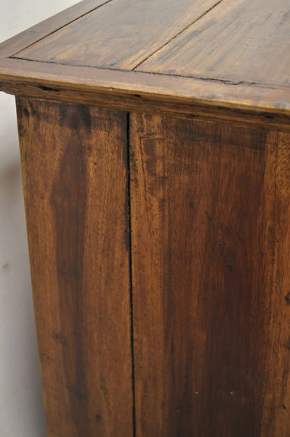 French Country Style Wooden Pyramid 41" Dresser Lingerie Chest Side Table