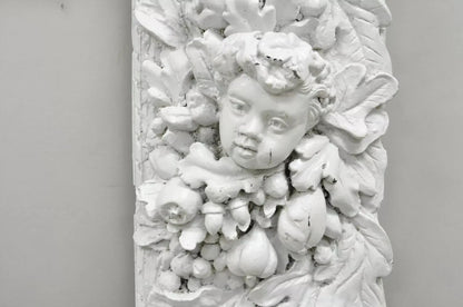 Finesse Originals Rococo Figural Cherub Grapevine Large Fiberglass Art Frame