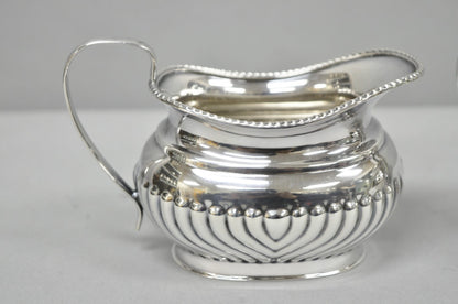 Antique English Sheffield B. Altman Art Deco Silver Plated Tea Service Set, 4 Pc