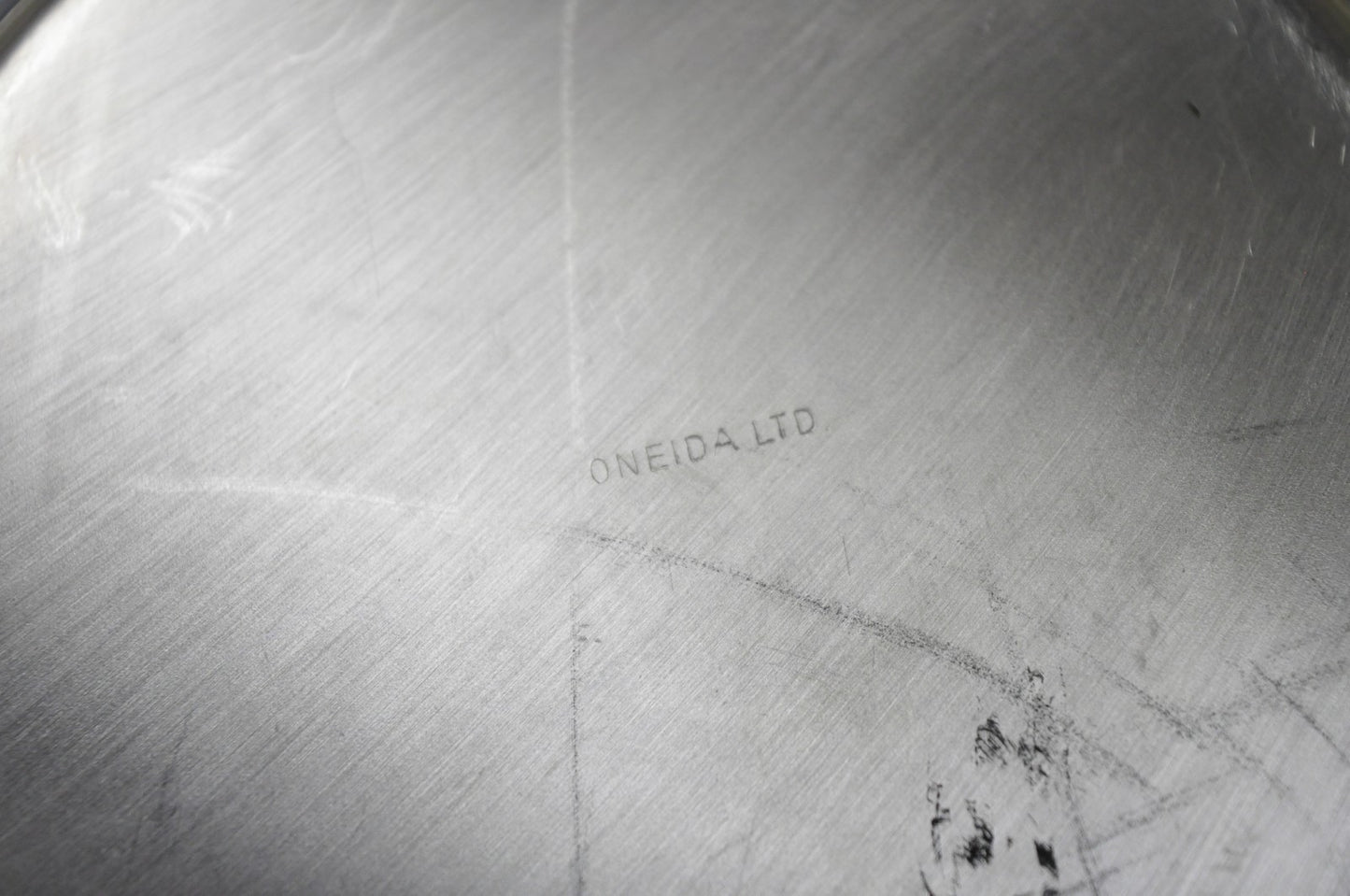 Vintage Oneida Mid Century Modern 6" Silver Plated Bread Dessert Plate, Set of 6