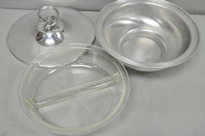 Vintage BW Buenilum Silver Plated Aluminum Art Nouveau Covered Serving Dish