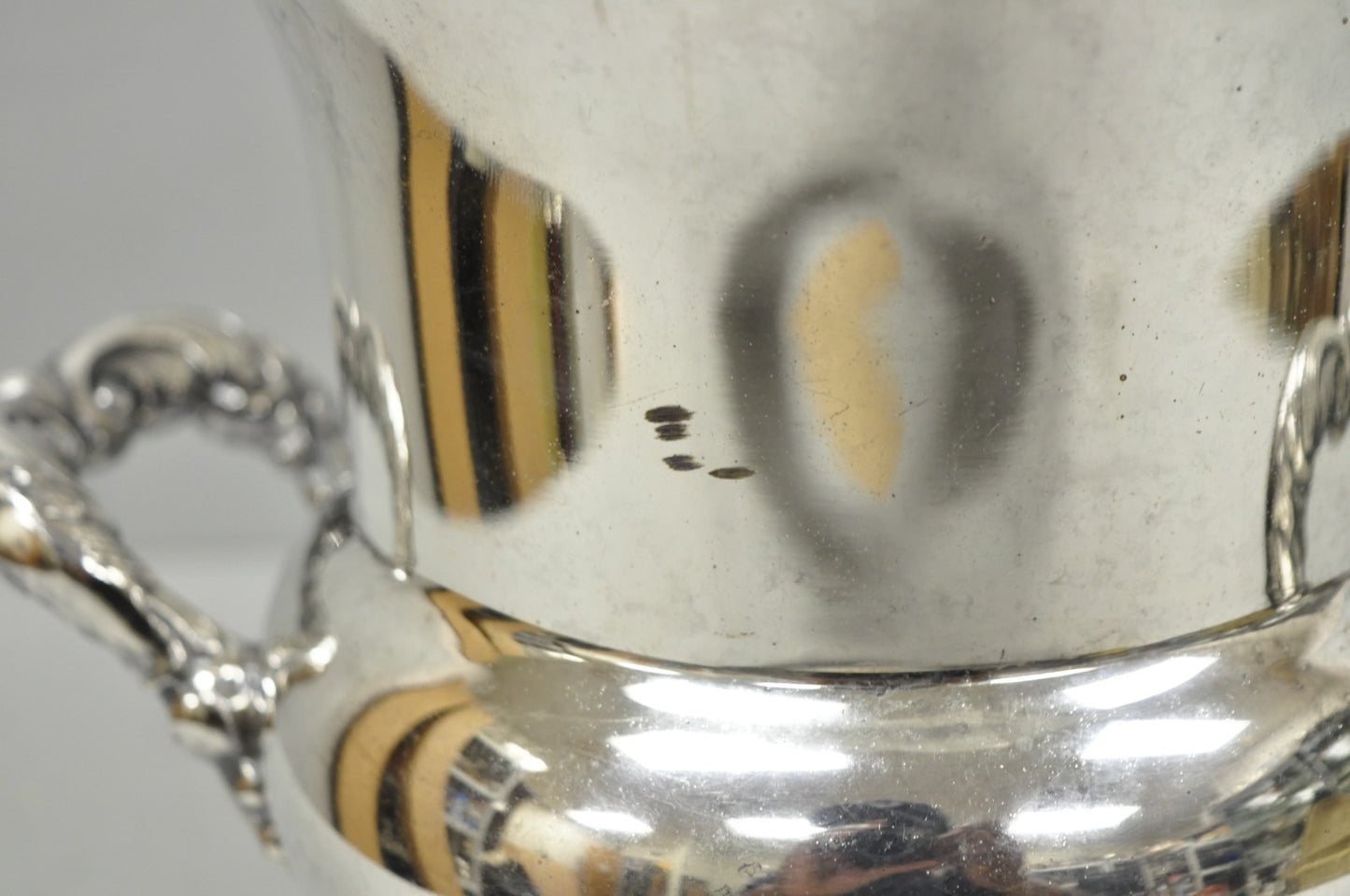 Vintage Victorian Silver Plated Trophy Cup Urn Champagne Chiller Ice Bucket