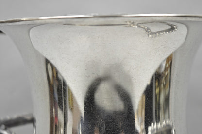 WM Rogers & Son 2051 Spring Flower Silver Plated Trophy Cup Champagne Chiller