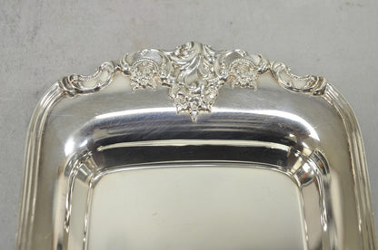 Vintage Baroque by Wallace 210 Silver Plated Narrow Trinket Dish Serving Tray