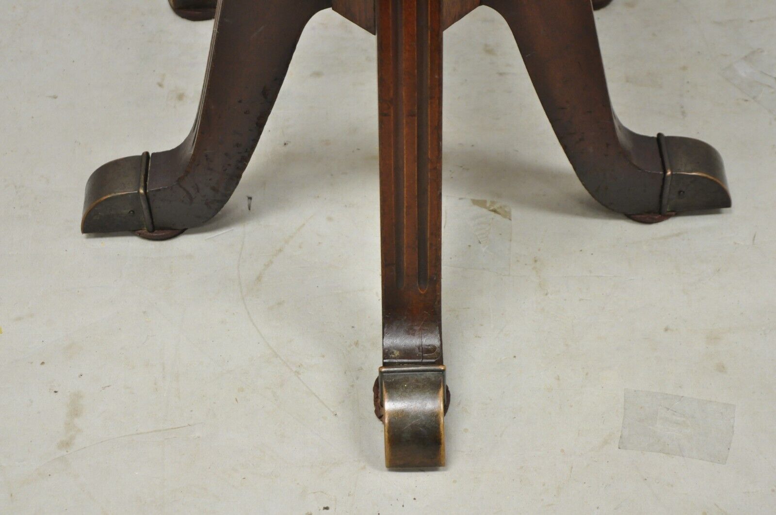 Hamilton Mfg Co High Back Adjustable Height Mahogany Architect Piano Stool