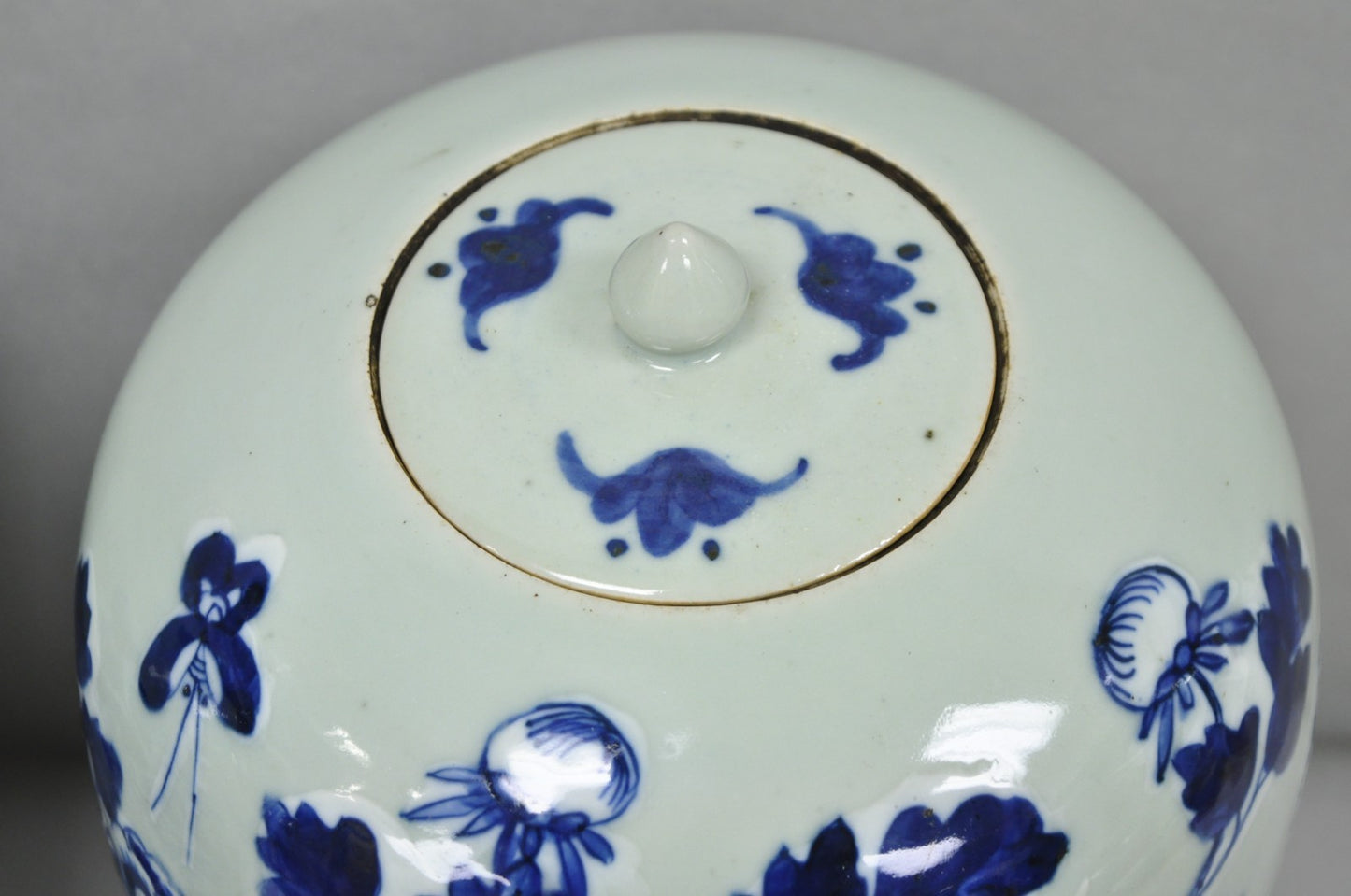 Antique Chinese Phoenix Bird Celadon Green Porcelain Covered Ginger Jar - Pair