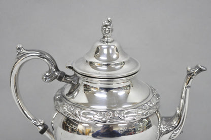 Vintage Rogers & Bro "Exquisite" 4602 Victorian Silver Plated Coffee Pot Teapot