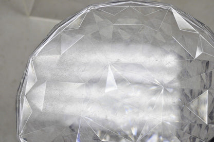 Marcel Wanders for Kartell Italy Clear "Stone" Stool - a Pair