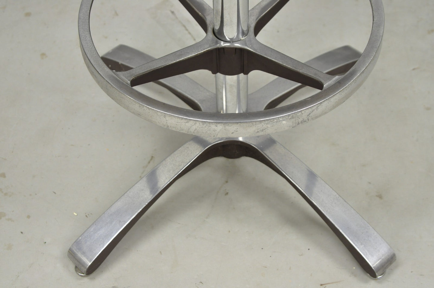 Vintage Daystrom Mid Century Modern Faux Rosewood Laminate Swivel Barstool Chair