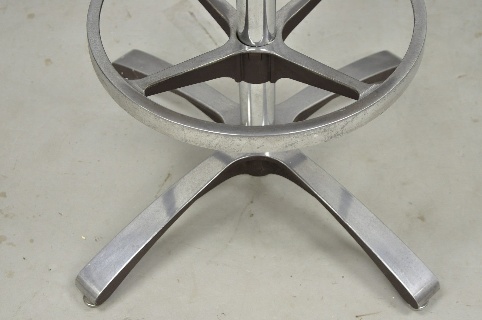 Vintage Daystrom Mid Century Modern Faux Rosewood Laminate Swivel Barstool Chair