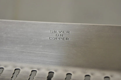 Antique English Victorian Rectangular Silver Plated Platter Bar Tray on Paw Feet