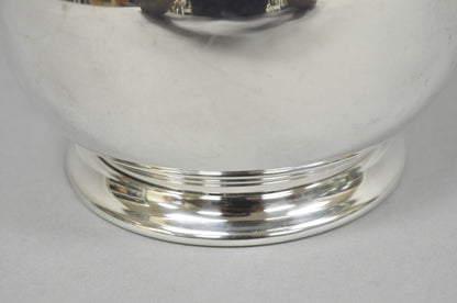 Vintage N.S. Co Victorian Bulbous Silver Plated Lemonade Beverage Water Pitcher