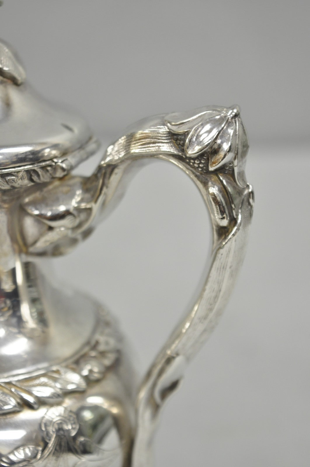 Antique Art Nouveau Rogers Smith Silver Plated Swan Coffee Creamer Small Tea Pot