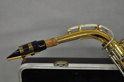 Vintage Bundy Selmer Brass Alto Saxophone in Hard Case Model 632379