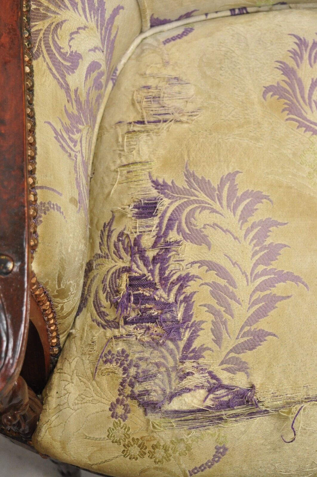 Vintage Chinoiserie Pagoda Figural Mahogany Fireside Parlor Lounge Chairs - Pair