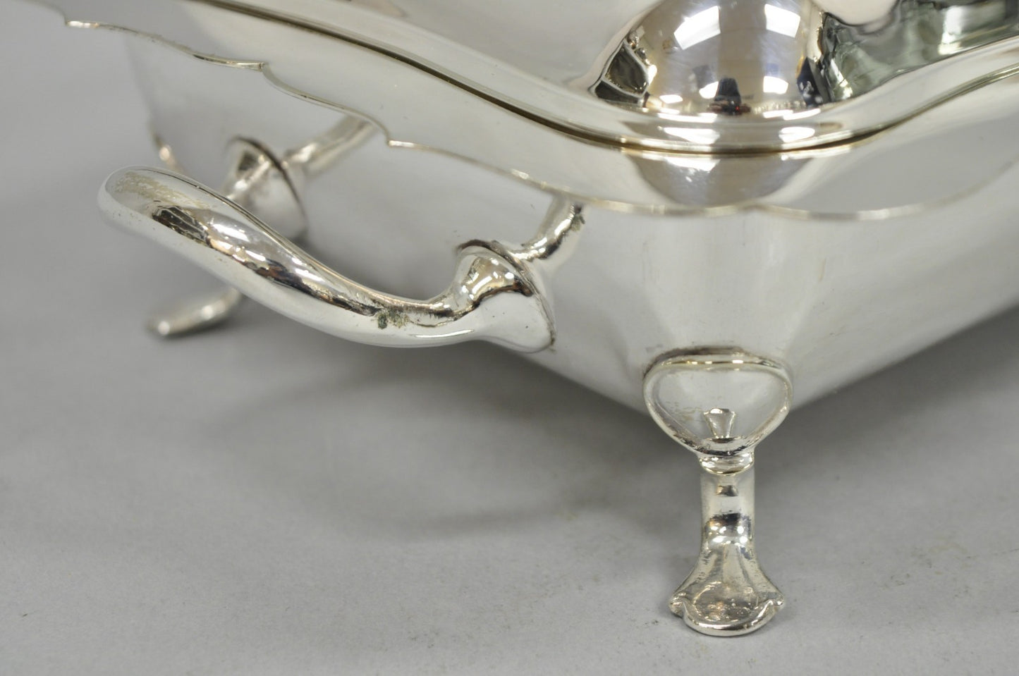 English Regency Double Rectangular Small Chafing Dish by Alexander Clark, London