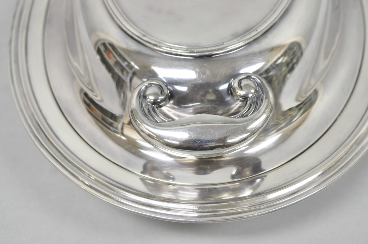 Vintage Wallace N6706 Silver Plated Large Oval 15" Covered Serving Dish