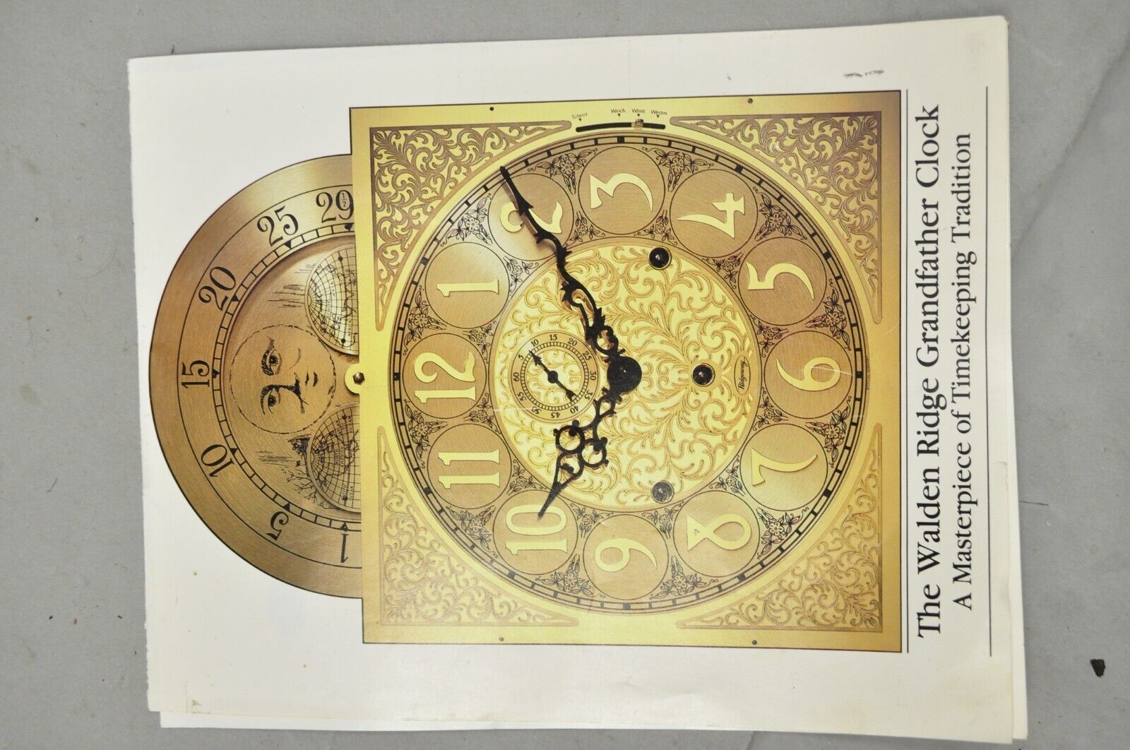 The Walden Ridge Ridgeway Grandfather Clock Oak Tall Case