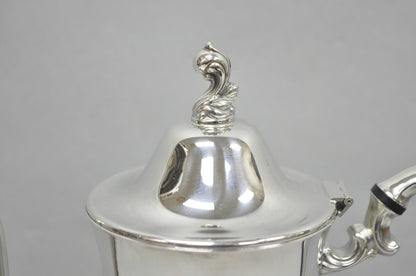 Vintage Oneida Victorian Style Silver Plated Victorian Teapot Coffee Pot