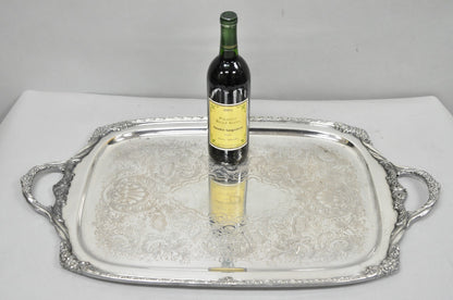 Vintage 1847 Rogers Bros Heritage 9492 Large Silver Plated Serving Platter Tray