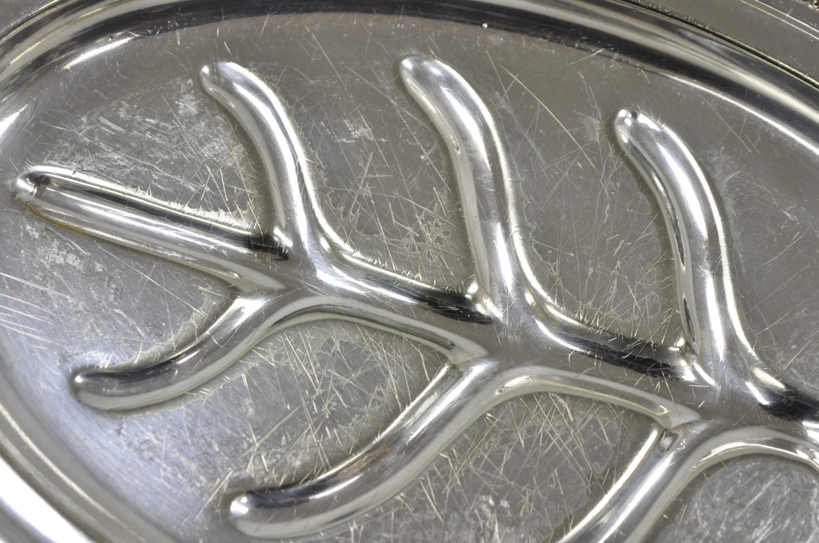 Antique Rogers Bros English Regency Silver Plated Small 12" Meat Cutlery Tray