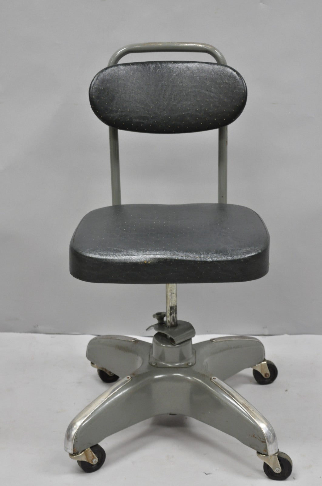 Vintage Hamilton Cosco Propeller Base Tanker Style Adjustable Office Desk Chair
