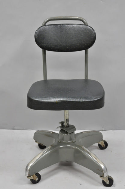 Vintage Hamilton Cosco Propeller Base Tanker Style Adjustable Office Desk Chair