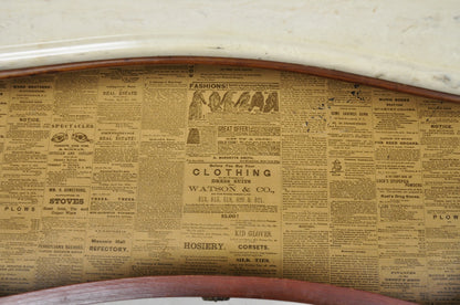 Pulaski Sagamore Hill Victorian Cherry Wood Marble Top Commode Nightstand Chest