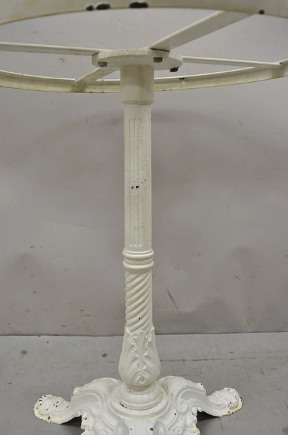 Pierre Ouvrier & E Ringuet Paris French Cast Iron Bistro Pedestal Table Base