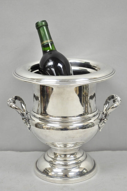 Vintage Silver Plated Trophy Cup Urn Champagne Chiller Ice Bucket by Crescent